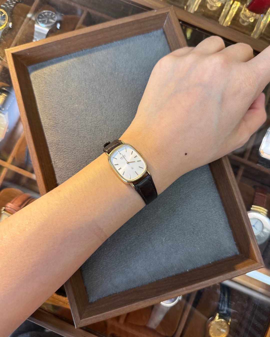 【ASGP】1988 Seiko Ellipse Tank 16-5280 quartz watch