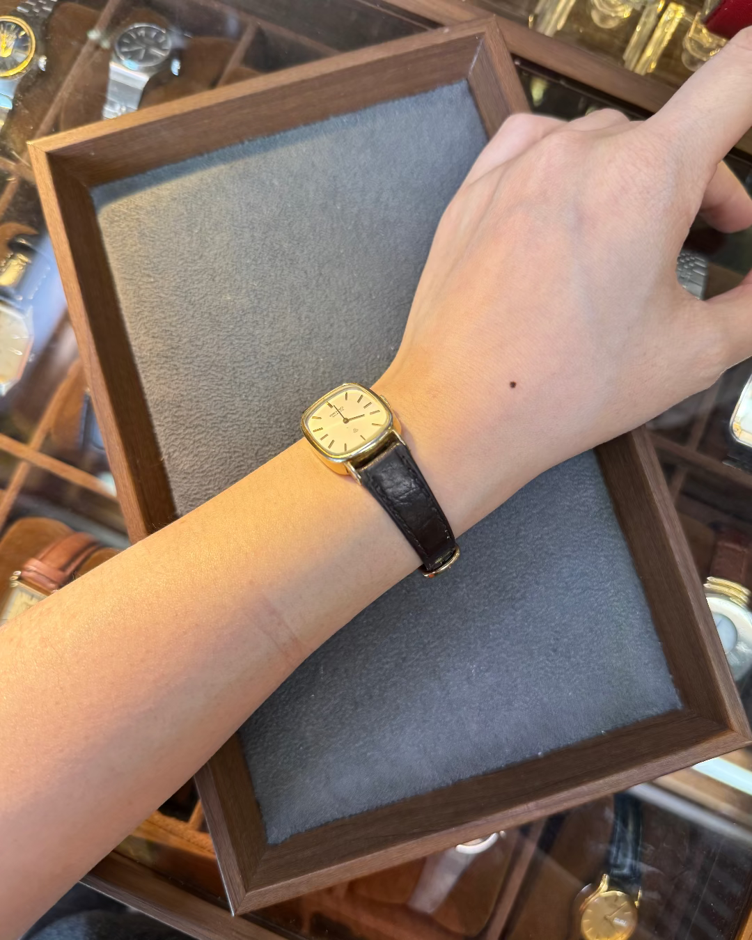 【ASGP】1988 Seiko Ellipse Tank 16-5280 quartz watch