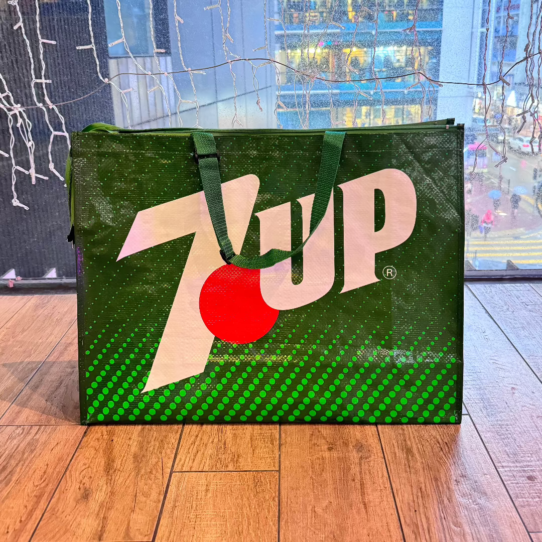 7UP 復古廣告造型購物袋