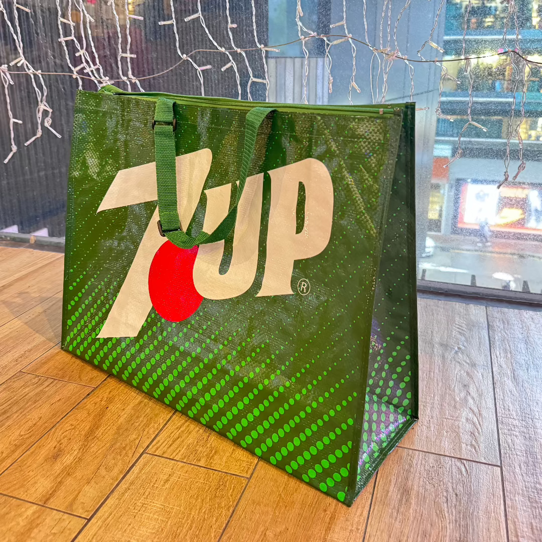 7UP 復古廣告造型購物袋