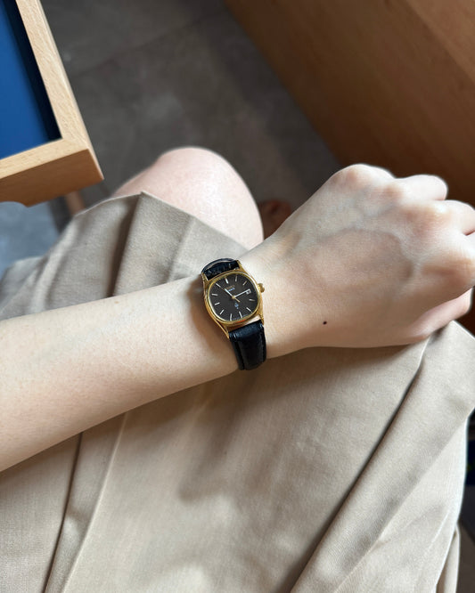 【SGP】1988 Seiko Brown Small Tank Quartz Watch