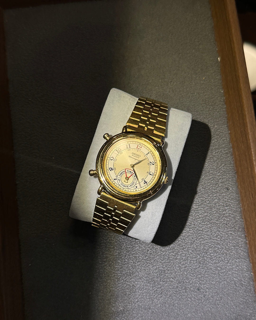 1989 Seiko Chronograph Dancing Hands quartz watch 8M25-6000