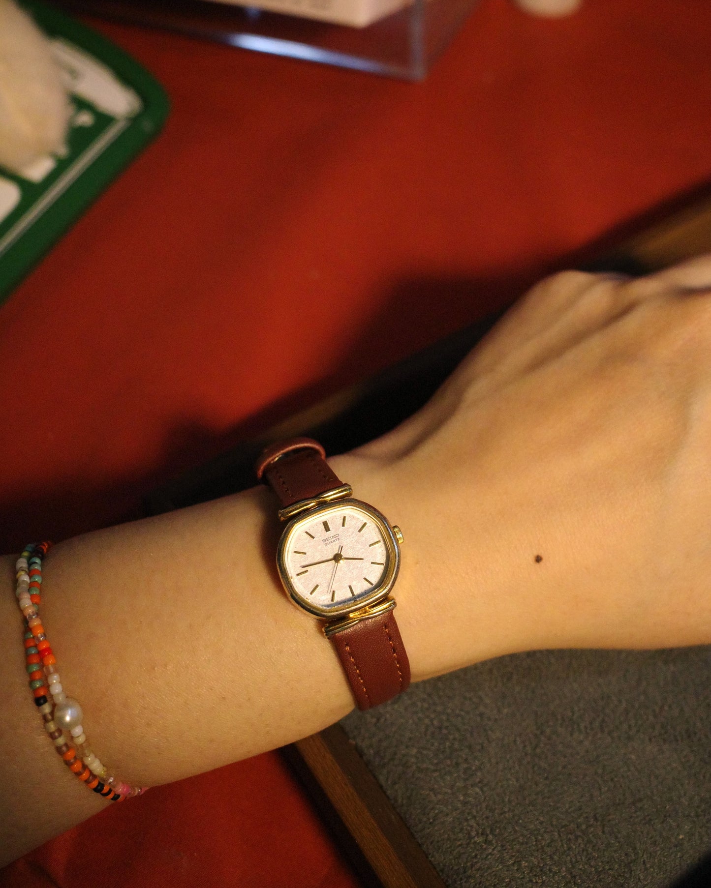 Seiko Linen Dial Watch