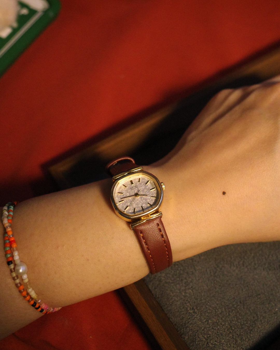 Seiko Linen Dial Watch