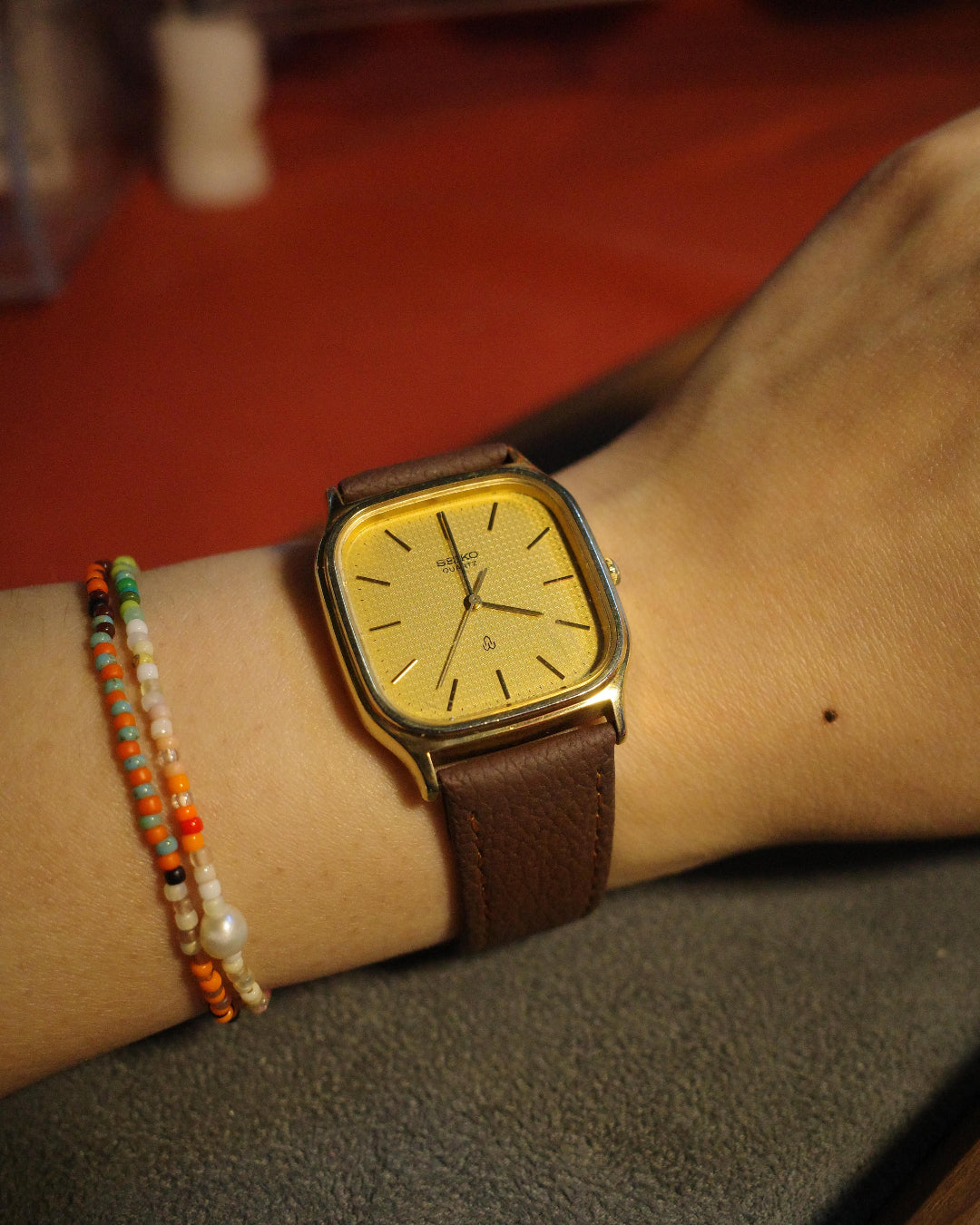 Seiko Champagne Dial man watch