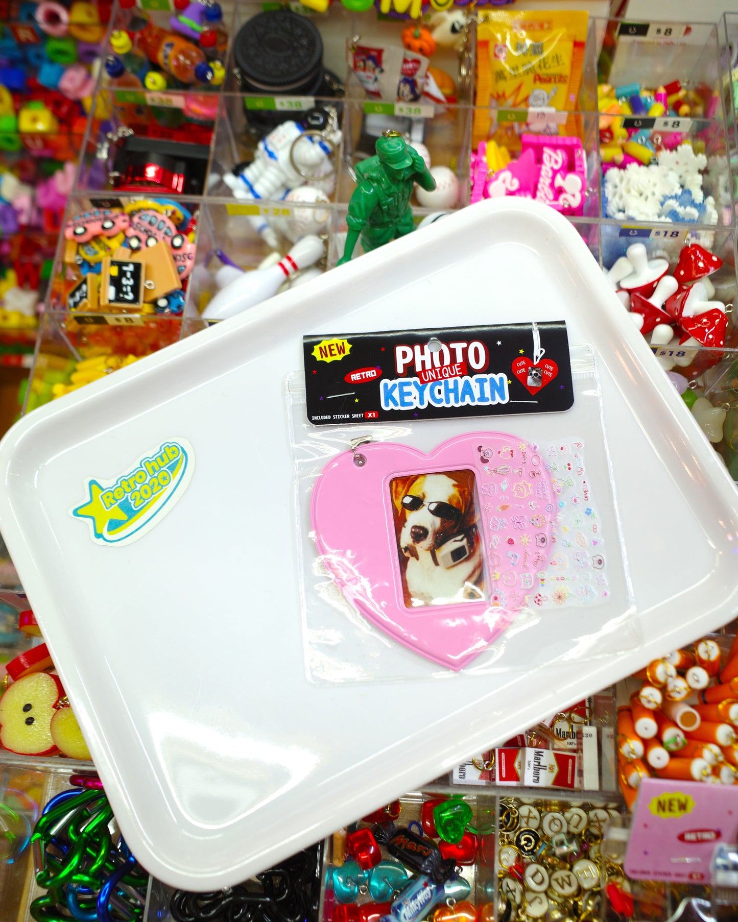 Photo keychain - heart-2inches