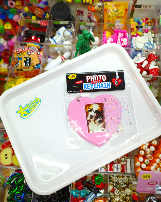 Photo keychain - heart-2inches