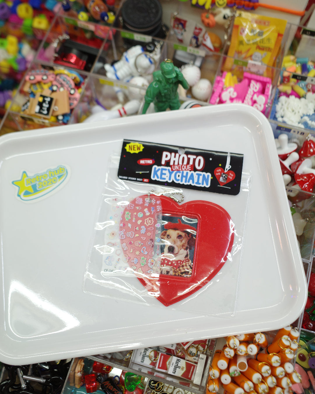 Photo keychain - heart-2inches