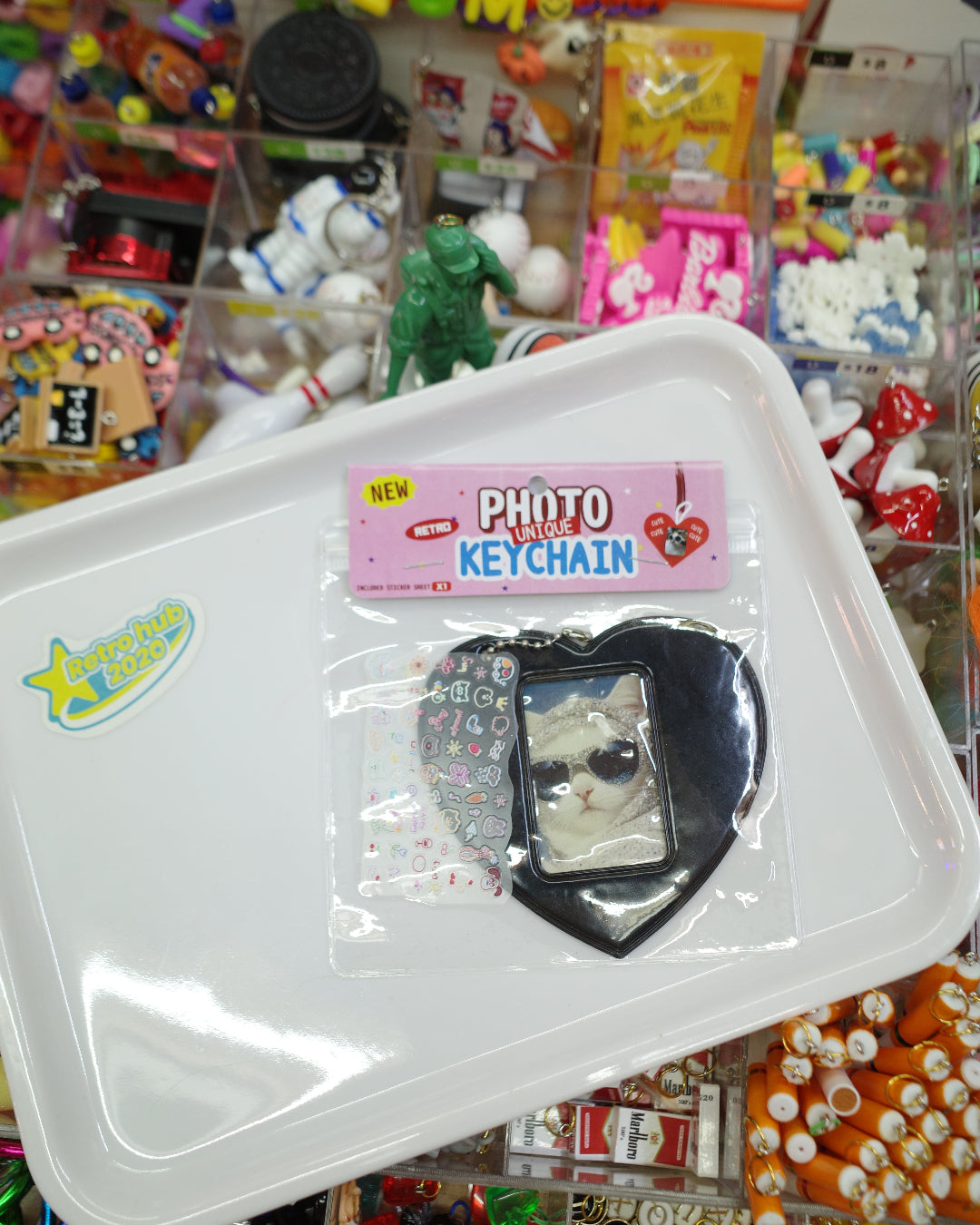 Photo keychain - heart-2inches