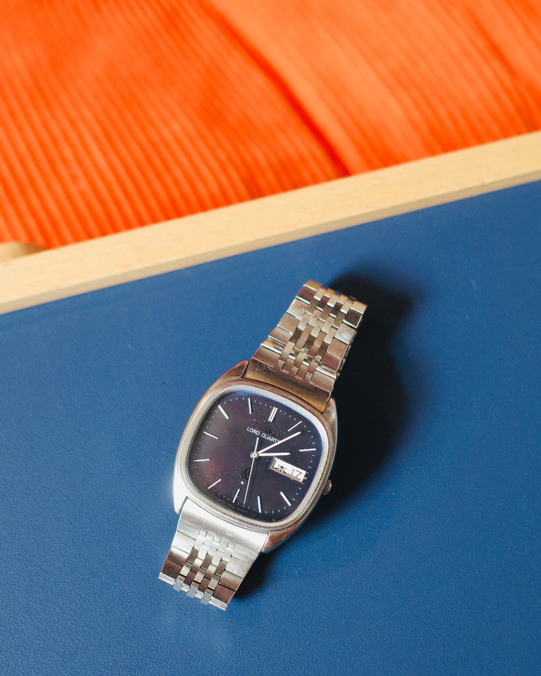 1978 Seiko blue dial lord quartz watch
