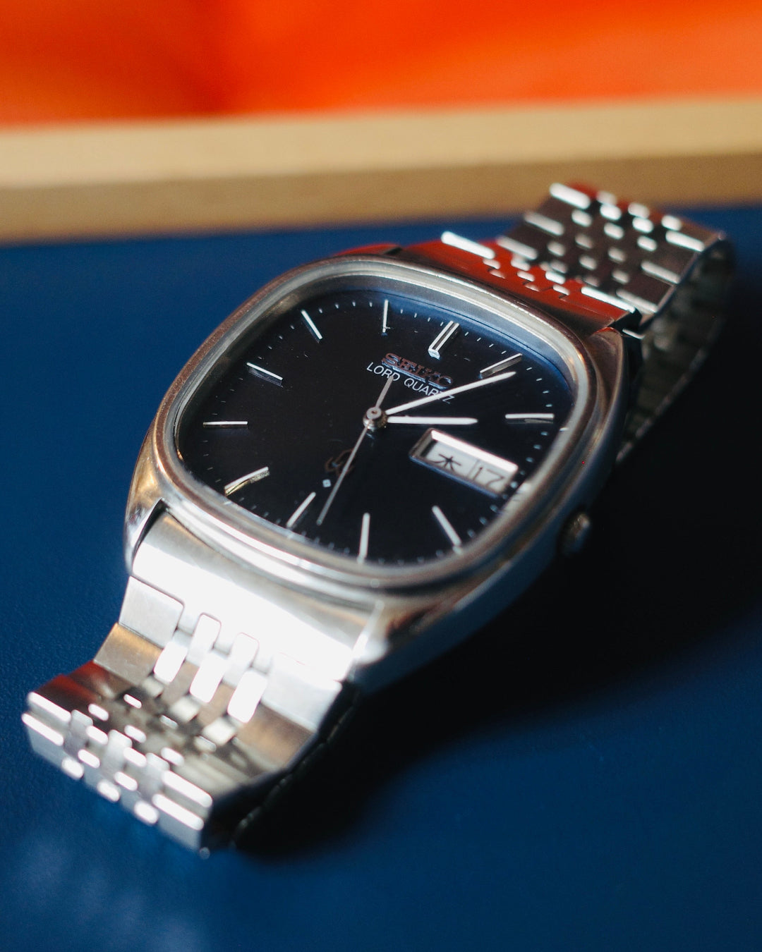1978 Seiko blue dial lord quartz watch
