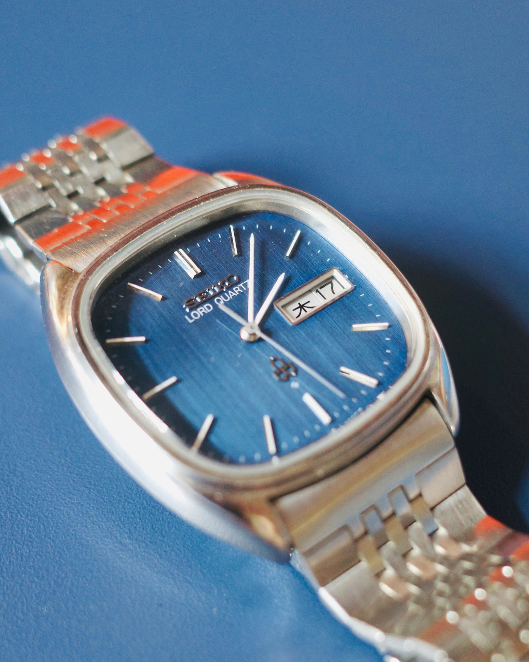1978 Seiko blue dial lord quartz watch