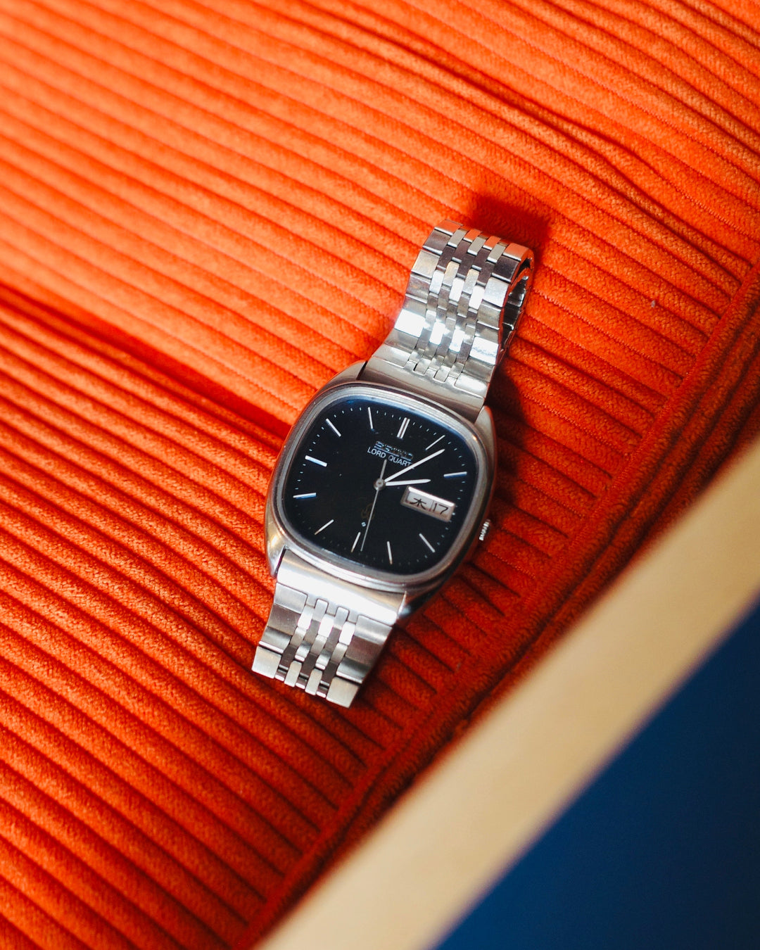 1978 Seiko blue dial lord quartz watch