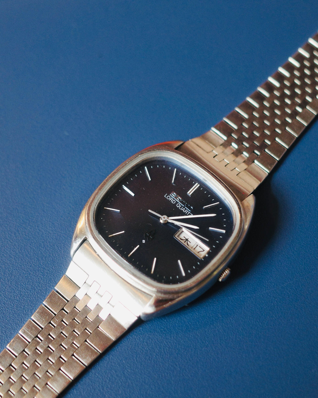 1978 Seiko blue dial lord quartz watch