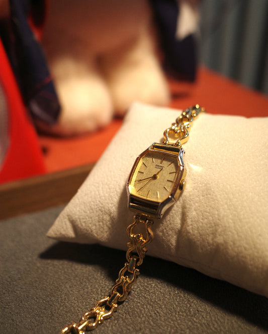 1990's Seiko Gold Plate Octagonal Shape