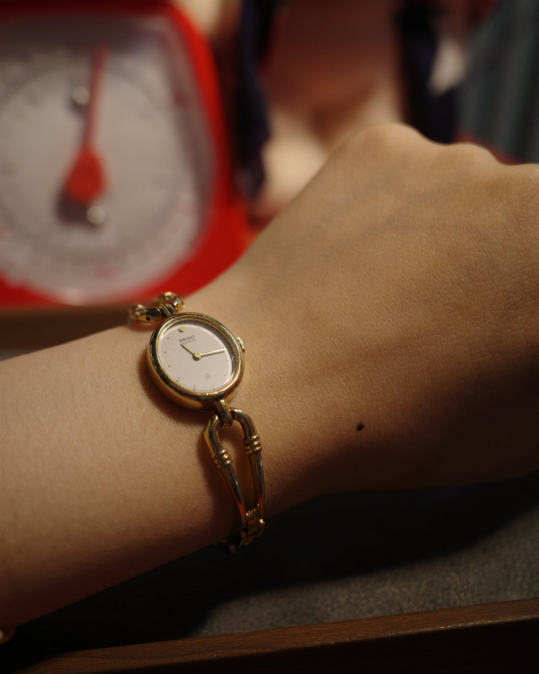 1980's Seiko Oval shape watch