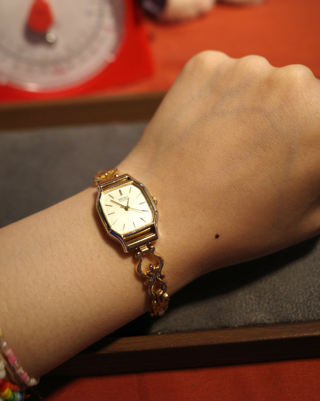 1990's Seiko Gold Plate Octagonal Shape