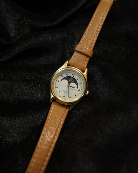 Vintage Seiko Alba Sucess sun moonpahse watch