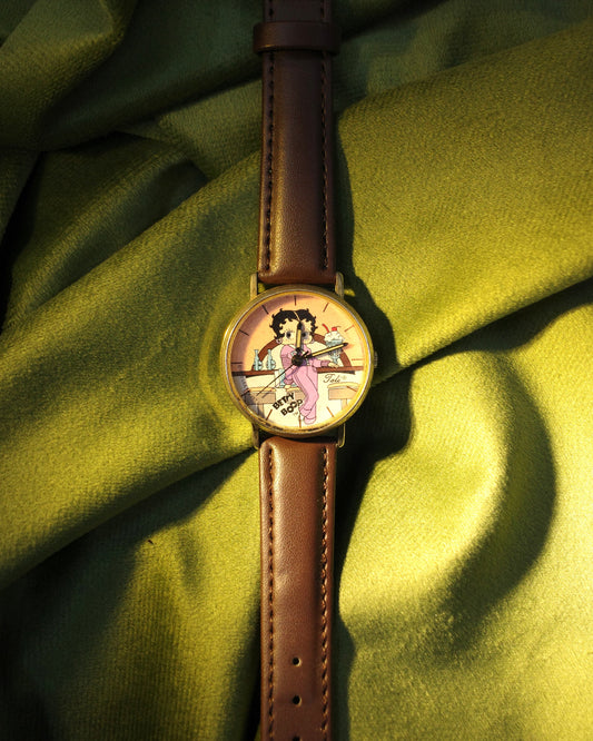 Betty Boop Diner Rolling Eyes Watch Rare