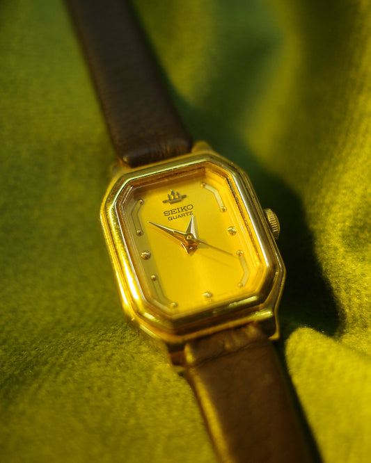 Seiko V401-5240 Quartz Ladies  Alloy Color Timepiece Wristwatch