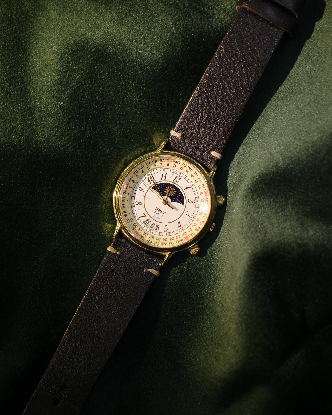 Timex 日月相萬年曆手錶