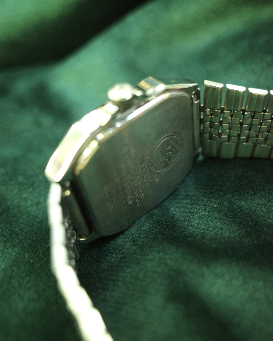 【 JDM】1981 Seiko Chronos JDM silver  Date Day snow flake watch 5H23-5100