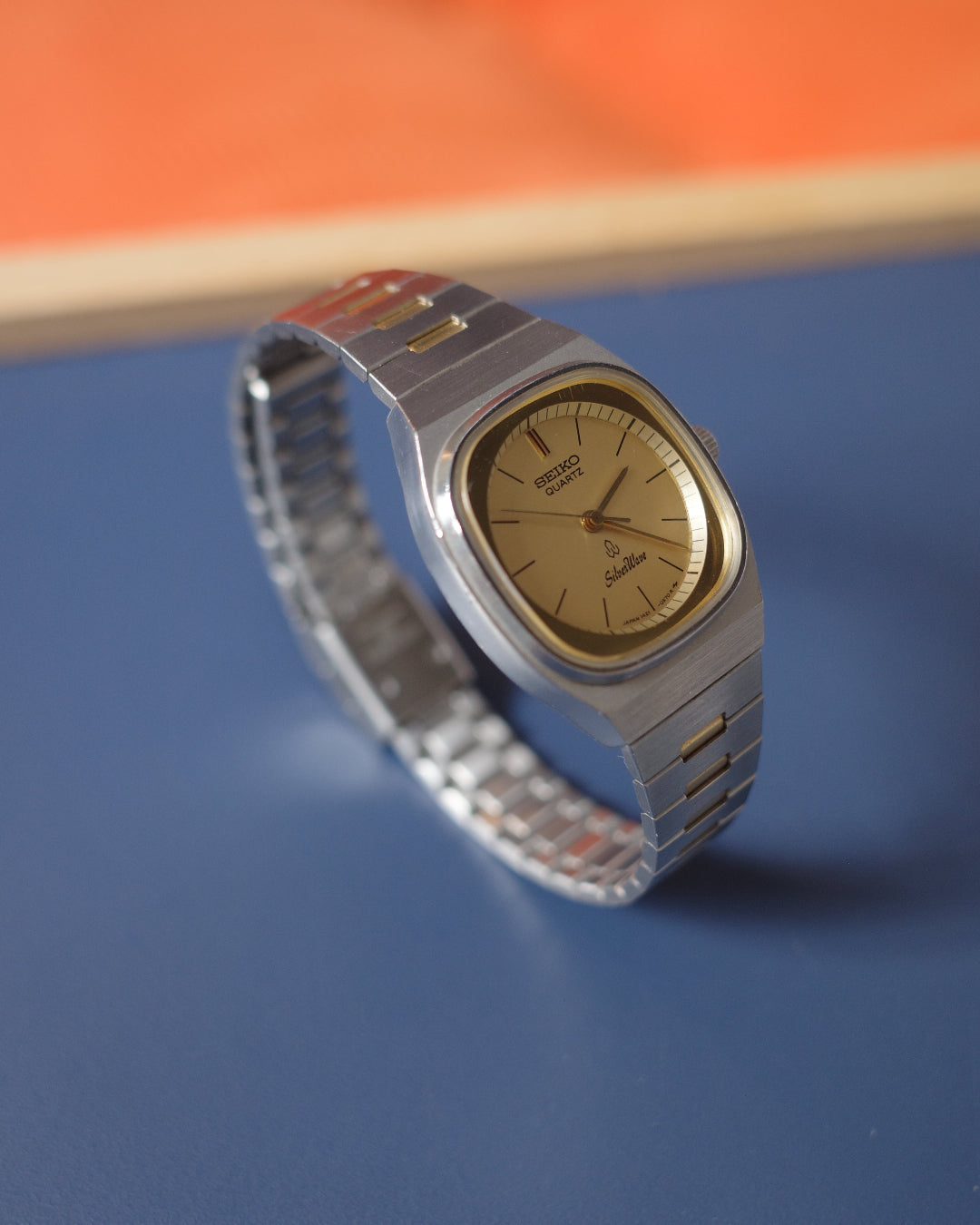 Vintage 80'S Seiko ladies two tone Silverwave quartz watch