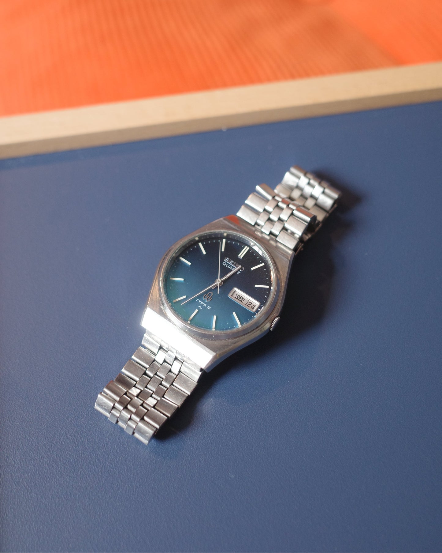 1978’s SEIKO Blue dial Type ii earlier quartz Watch JDM