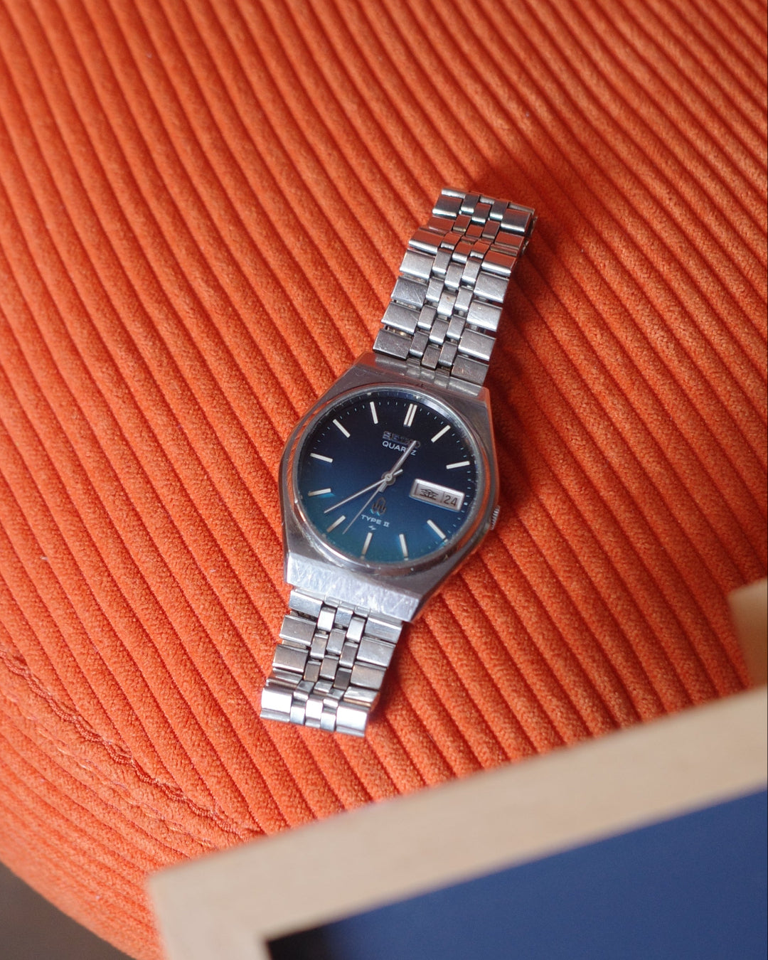 1978’s SEIKO Blue dial Type ii earlier quartz Watch JDM