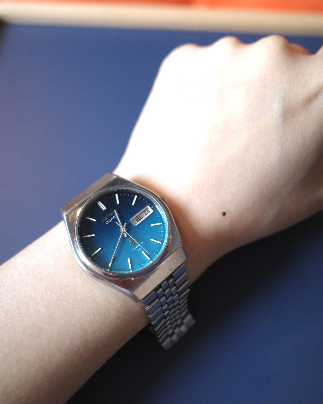 1978’s SEIKO Blue dial Type ii earlier quartz Watch JDM