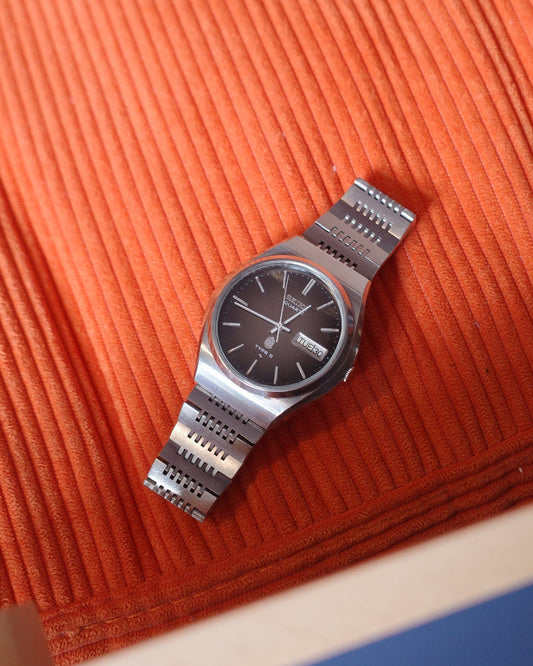 ￼1975’s SEIKO Brown dial Type ii earlier quartz Watch JDM