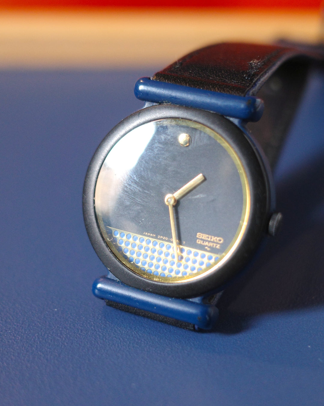 Vintage Seiko 1986 JDM rare Seiko Rivoli brick breaker quartz watch 25mm bauhaus design