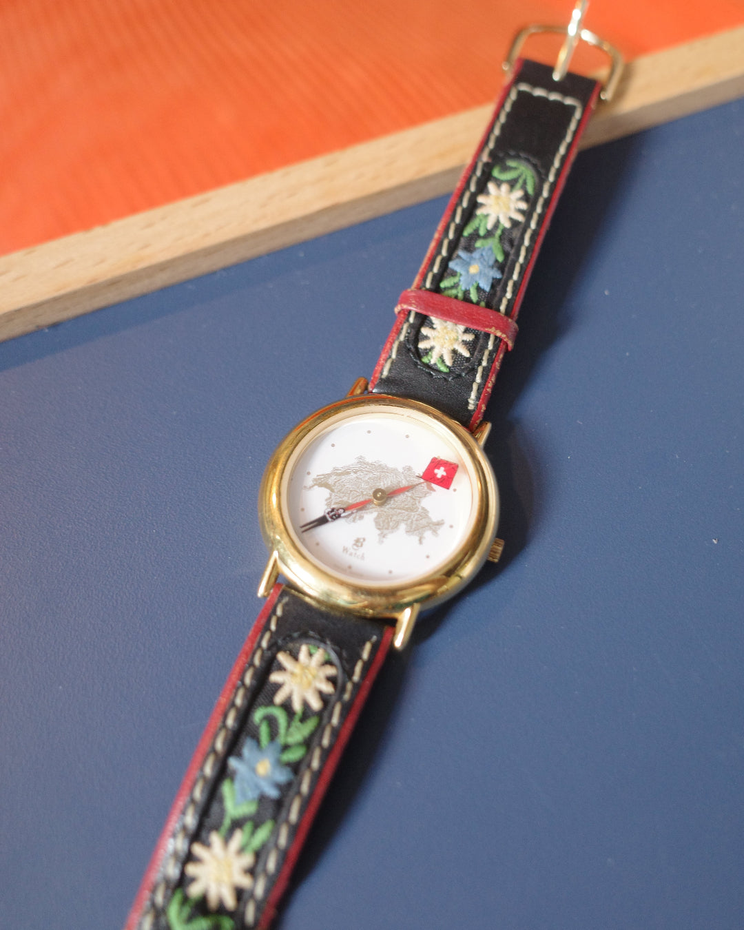 90's B Swiss by Bucherer Tradition swiss made animated watch