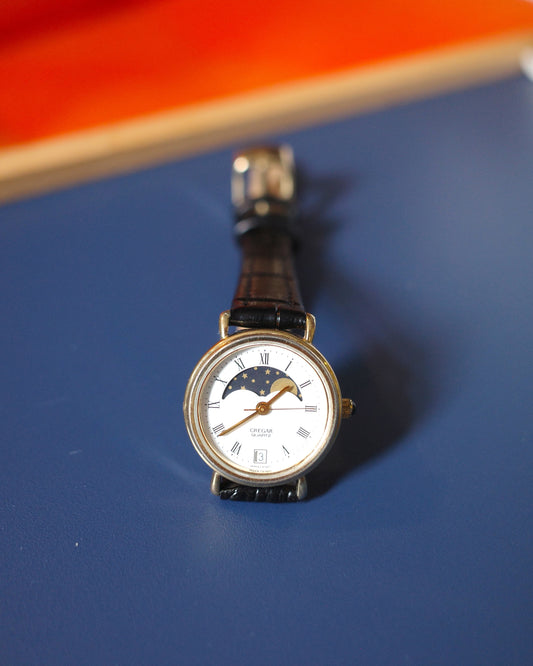 Vintage CREGAR Moonphase quartz watch
