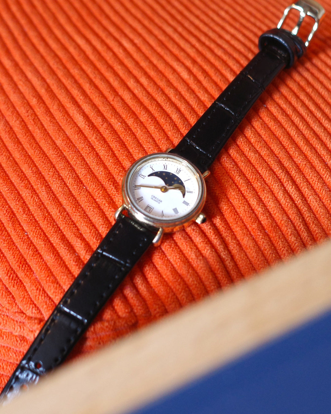 Vintage CREGAR Moonphase quartz watch
