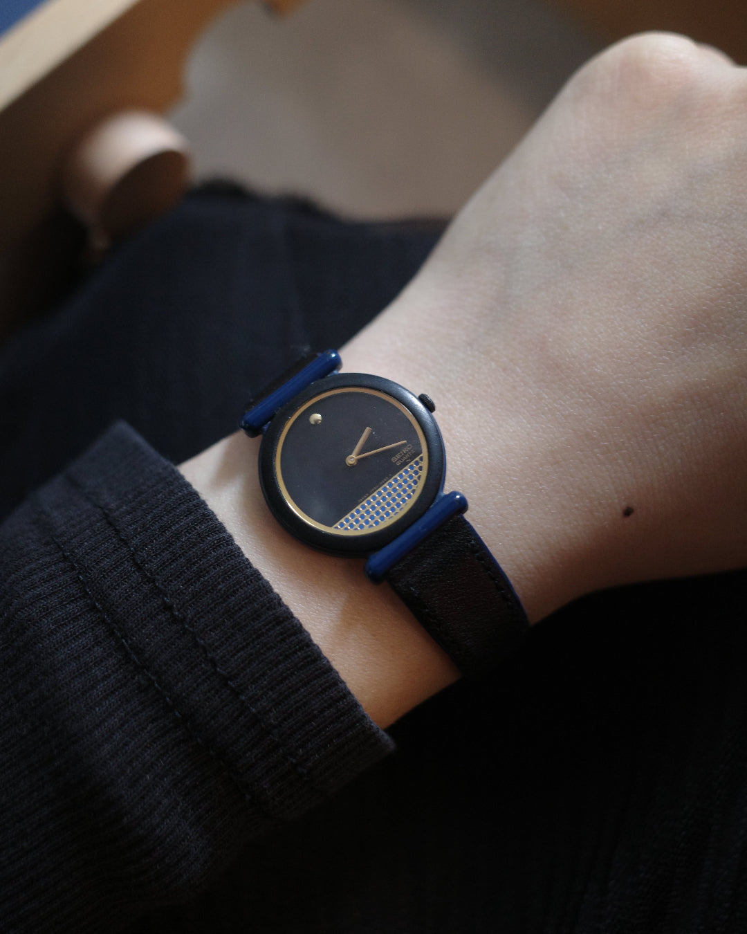 Vintage Seiko 1986 JDM rare Seiko Rivoli brick breaker quartz watch 25mm bauhaus design
