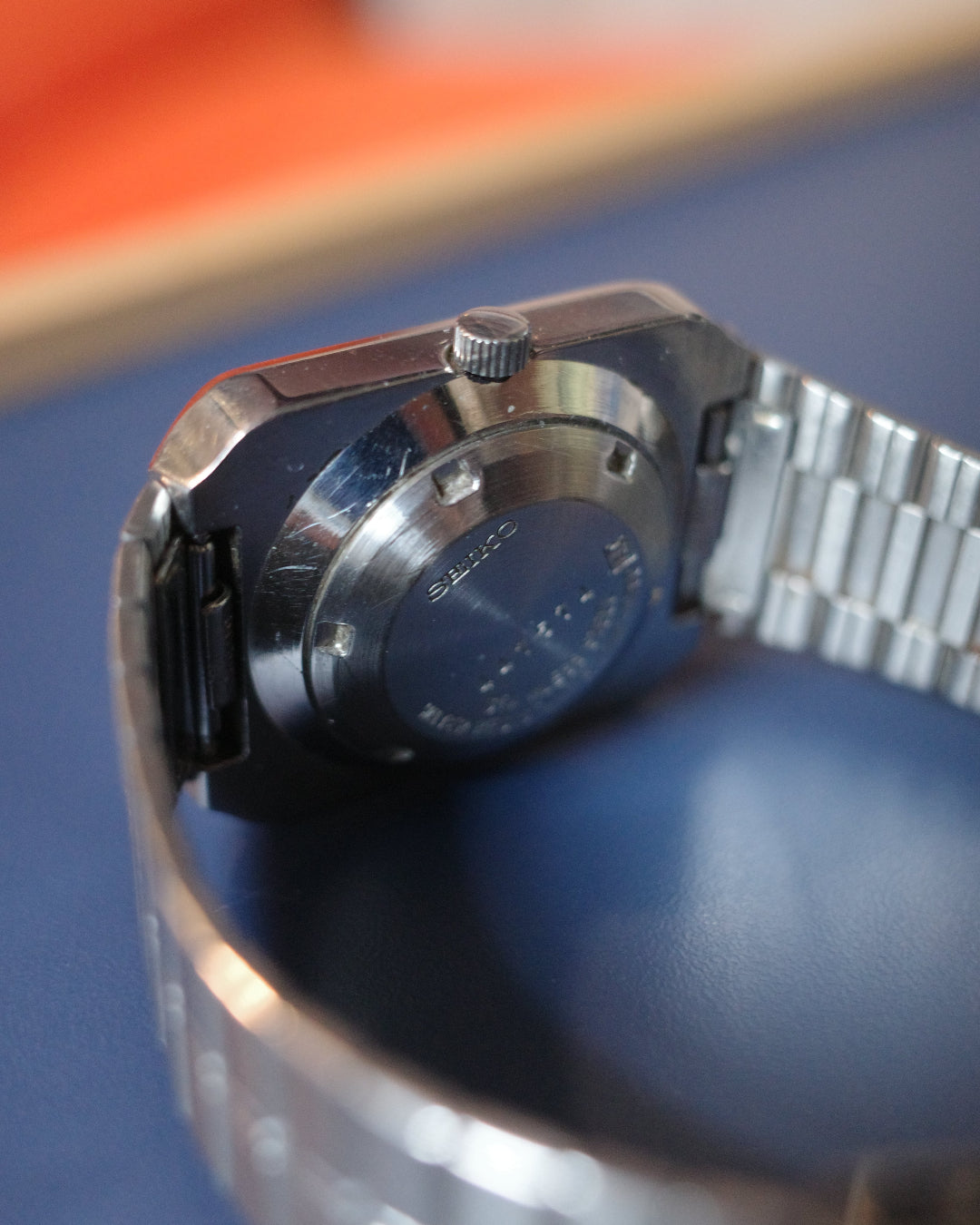 【 Rare Found 】Seiko 5 4206-5700 Silver Tank Shape Square Automatic watch