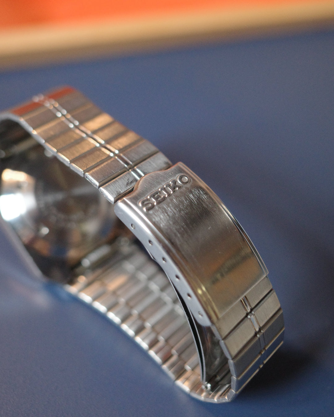 【 Rare Found 】Seiko 5 4206-5700 Silver Tank Shape Square Automatic watch