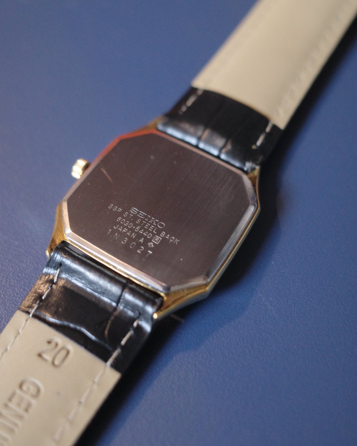 【SGP】Seiko Octagon black face Men watch 6030-5430