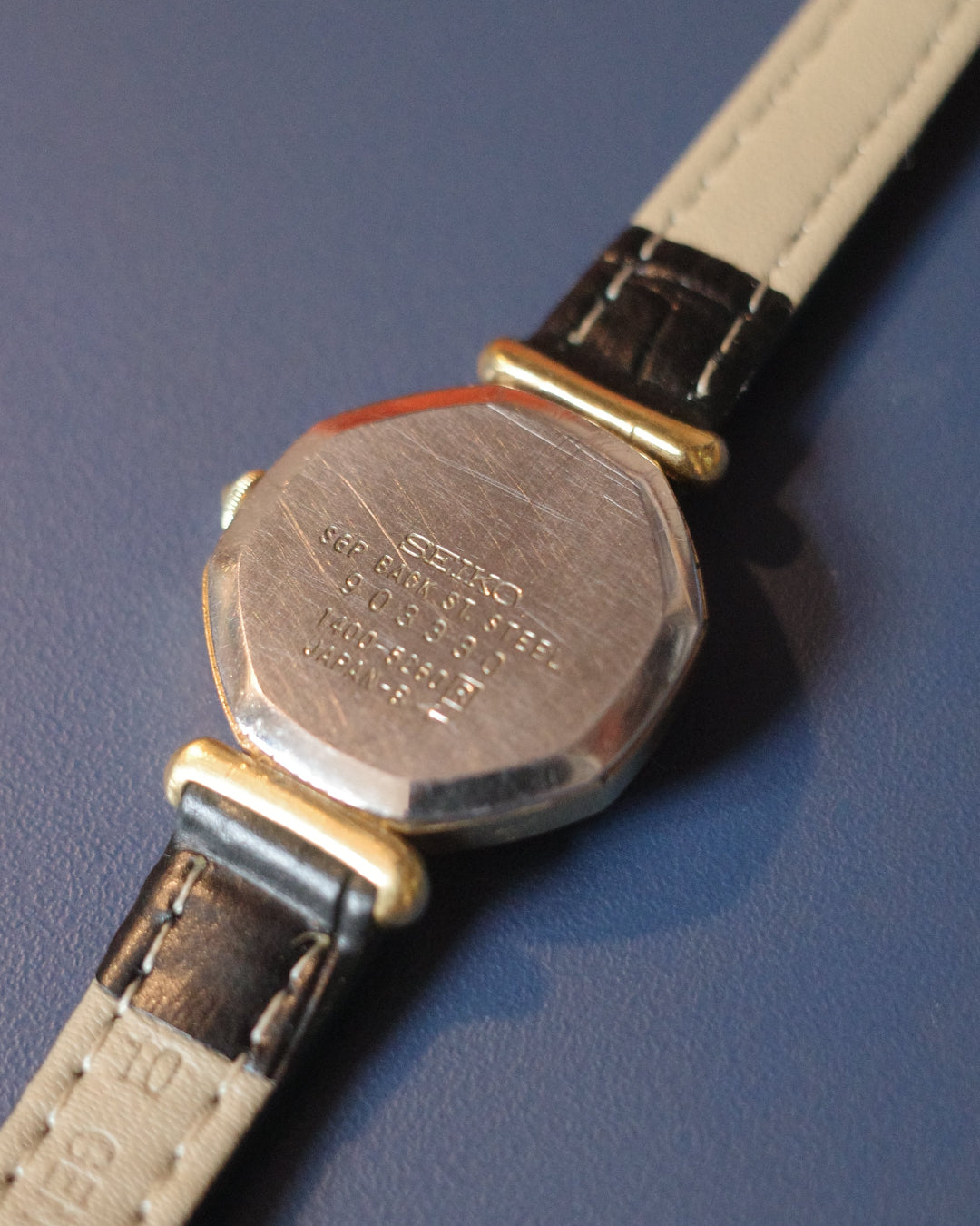 【SGP】Seiko diamond black face 1400-5260 quartz watch