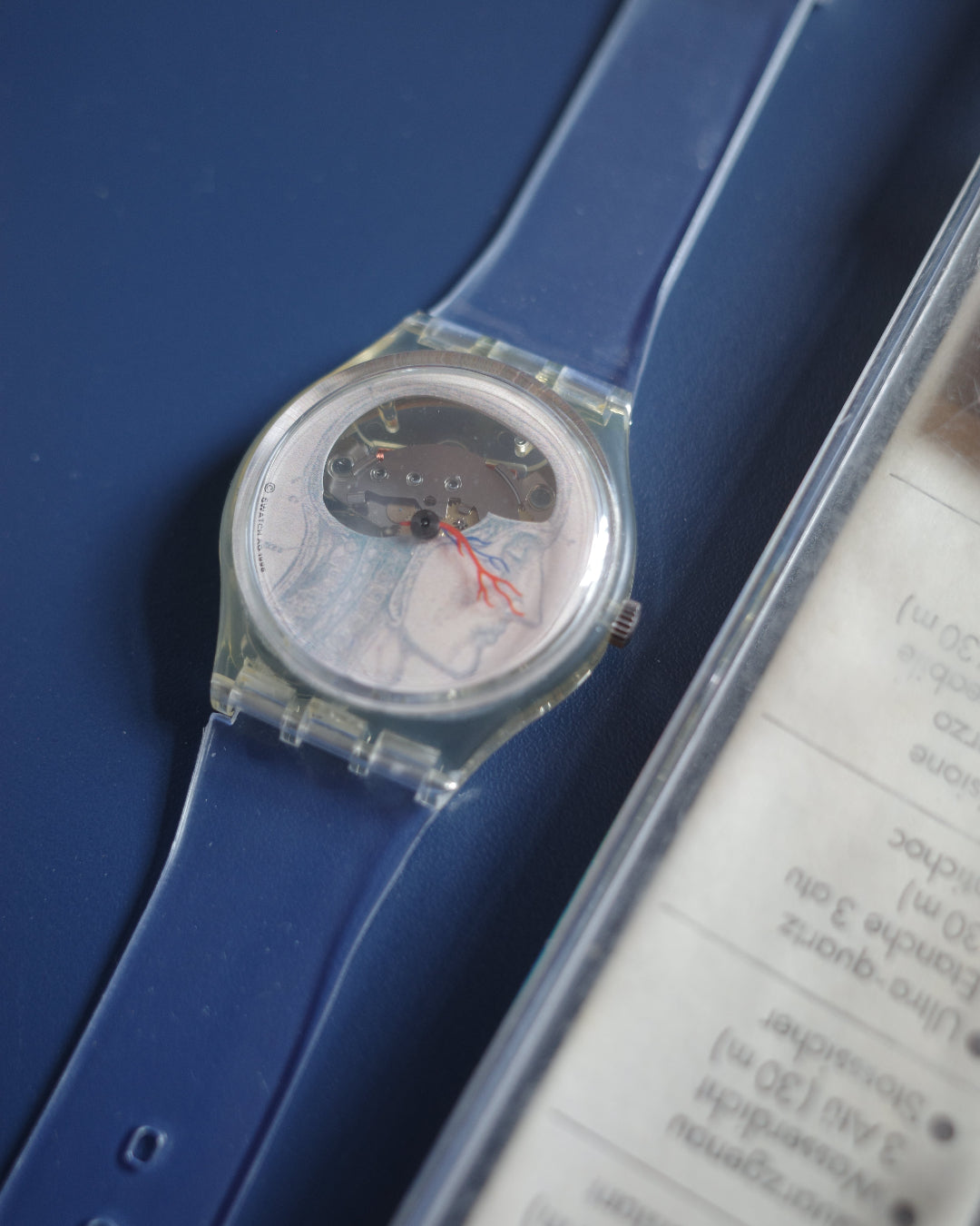 1997 Swatch ticking brain watch by jo whaley