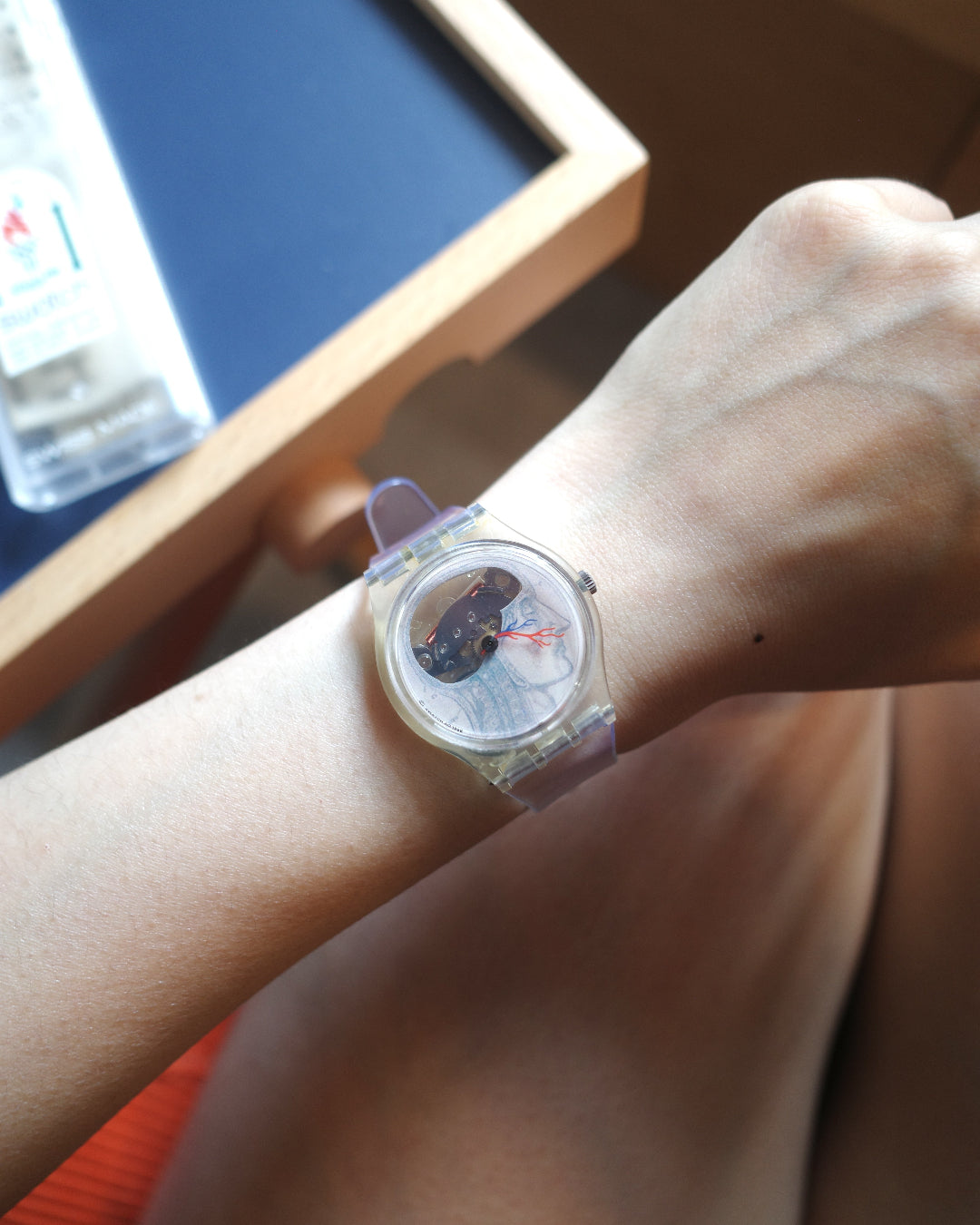 1997 Swatch ticking brain watch by jo whaley