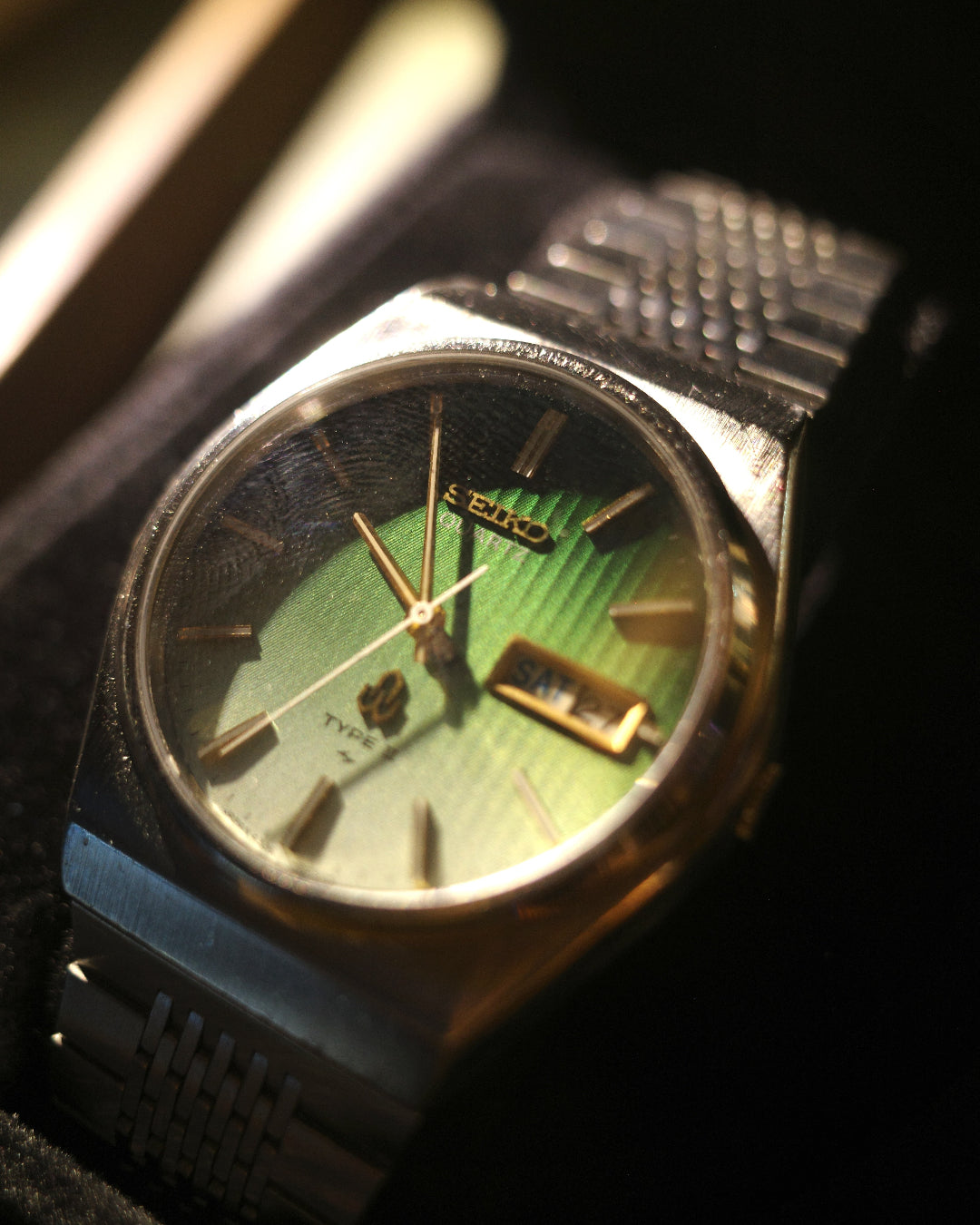 1978 Seiko Type ii Green Liner Dial Quartz watch