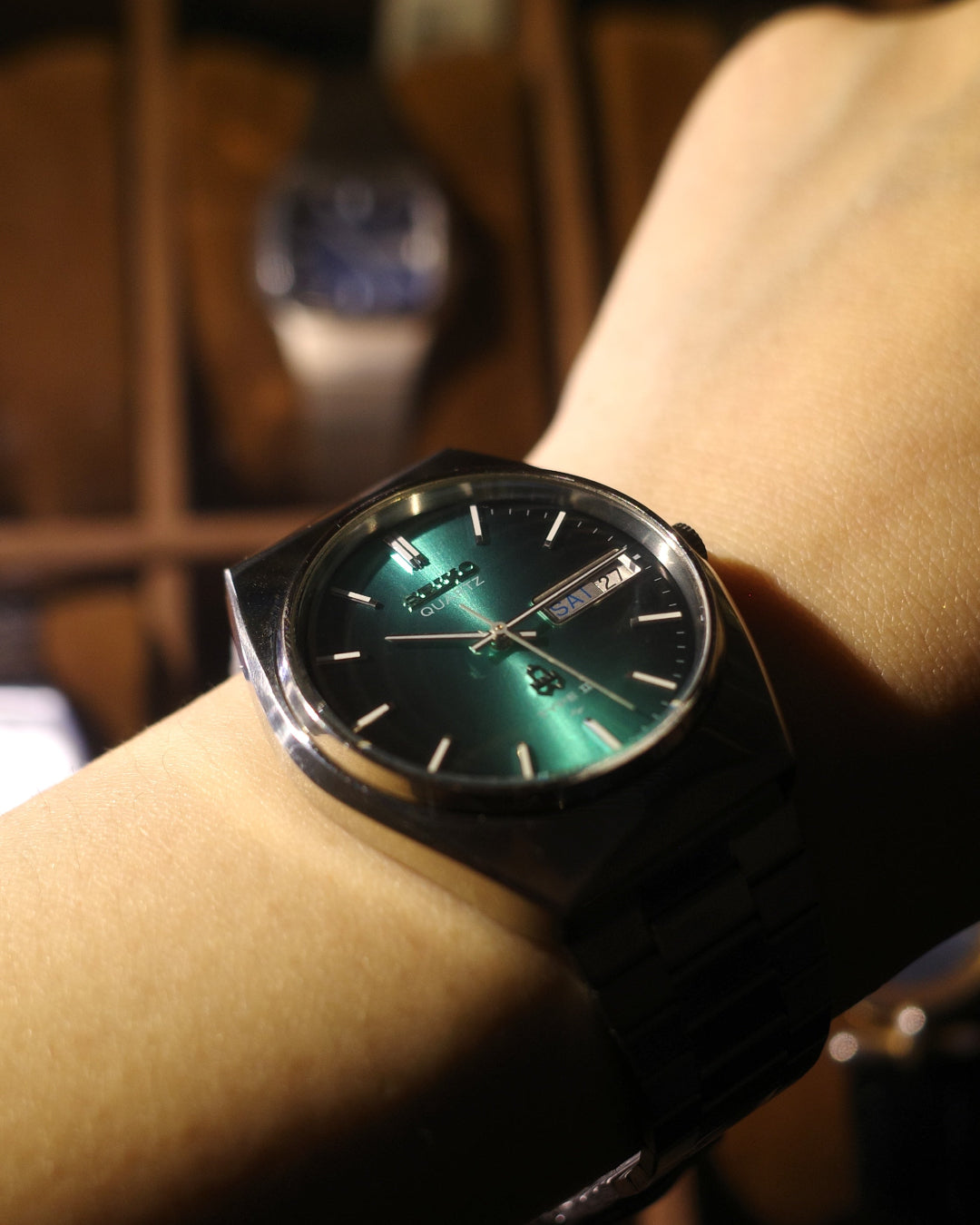 1970 Seiko Type ii Icy Blue earlier quartz watch