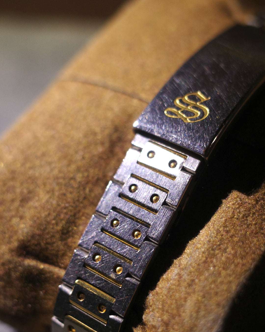 1982 Seiko octagon cartier like two tone quartz watch