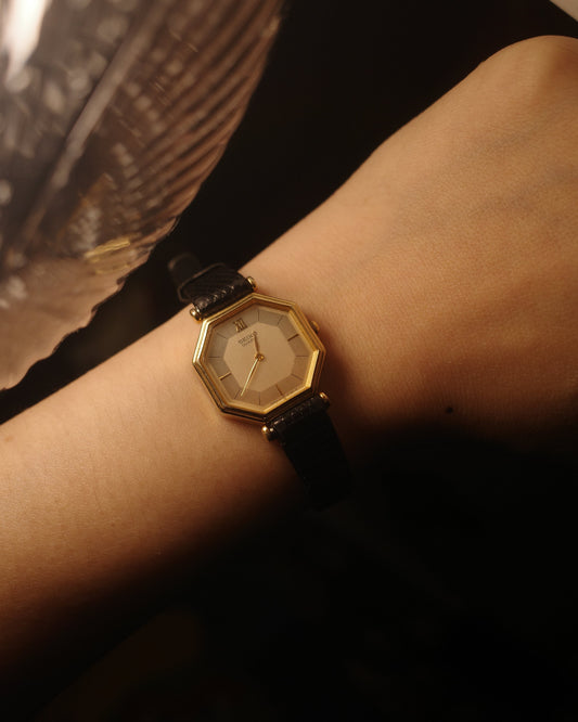 【SGP】 1980 Seiko two tone octagon quartz watch