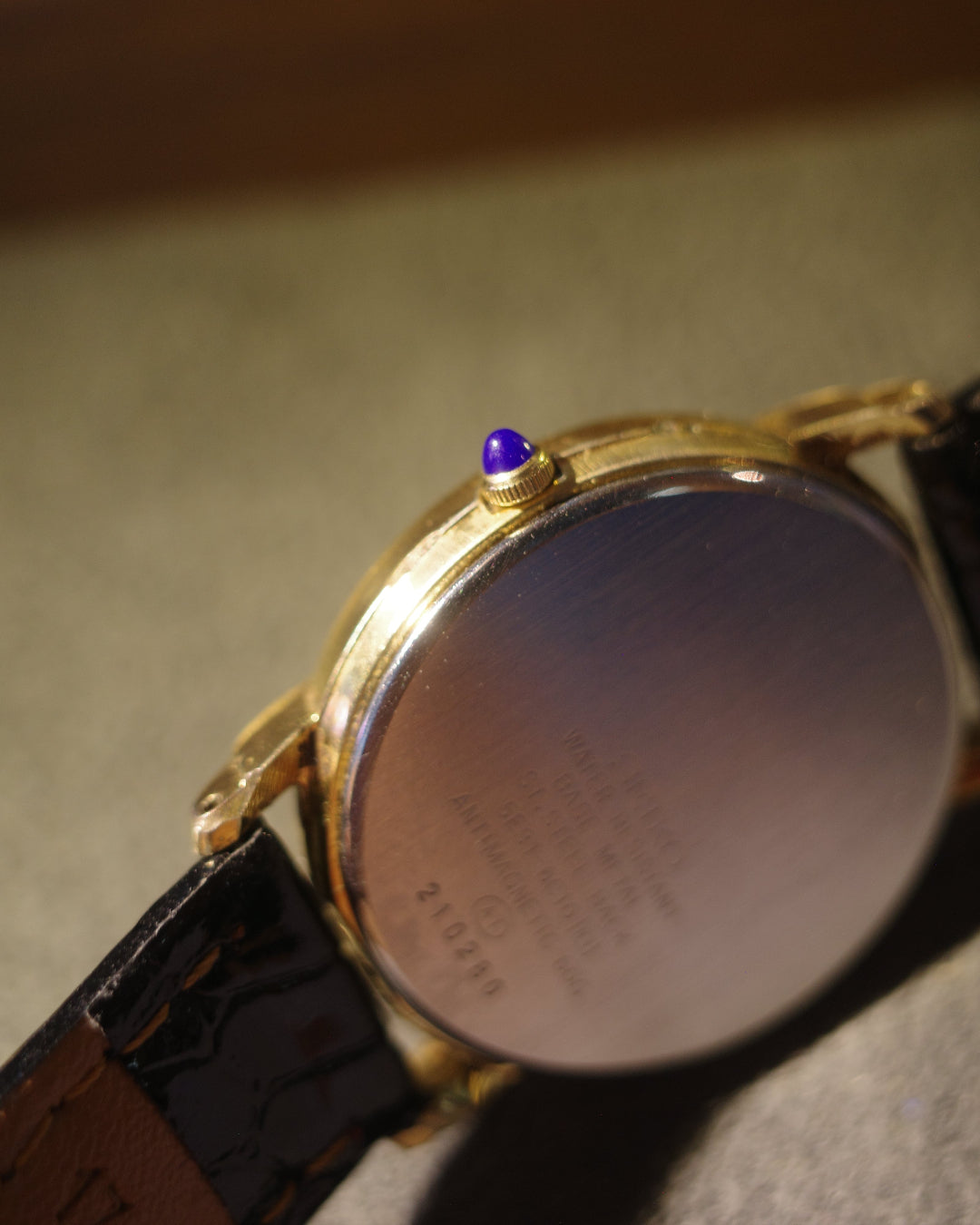 【SGP】 1982 Seiko dolce round black face quartz watch