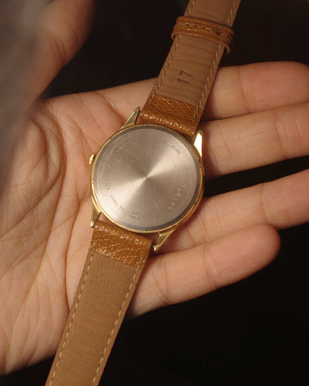 1986 Seiko alba sun moonphase roman number quartz watch