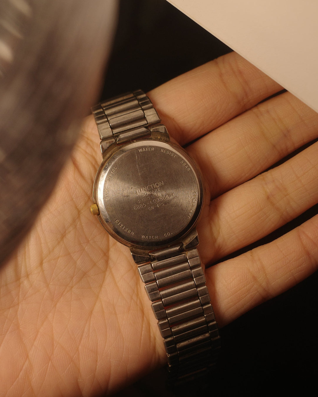 1980 Citizen junction yellow moonphase watch