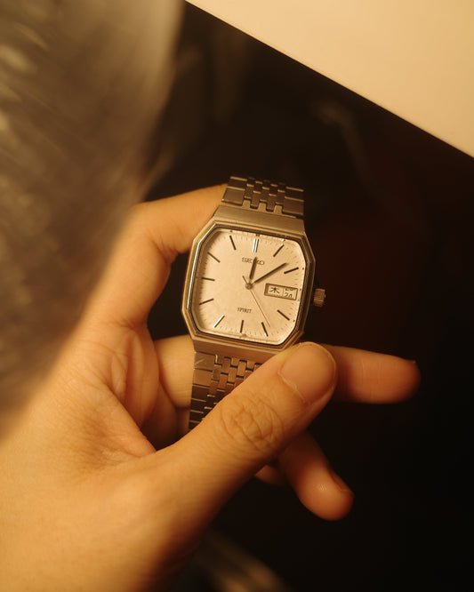 1983 Seiko Spirit 7N93 5000 White Dial Men Quartz Watch Japan JDM